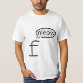 NetHack Katze T-Shirt (Vorderseite)
