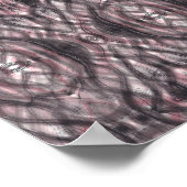 Nether Abstract Watercolor Art Poster (Ecke)