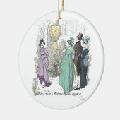 Netherfeld-Pfad - Jane Austen Pride & Prejudice Keramik Ornament (Links)