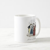 Netherfield Party Ankunft - Pride & Prejudice Kaffeetasse (VorderseiteRechts)