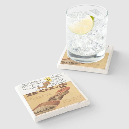 ‚Netherland Beer‘ Steinuntersetzer (Seitenansicht)