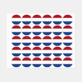 Netherland flag etiketten (Blatt)