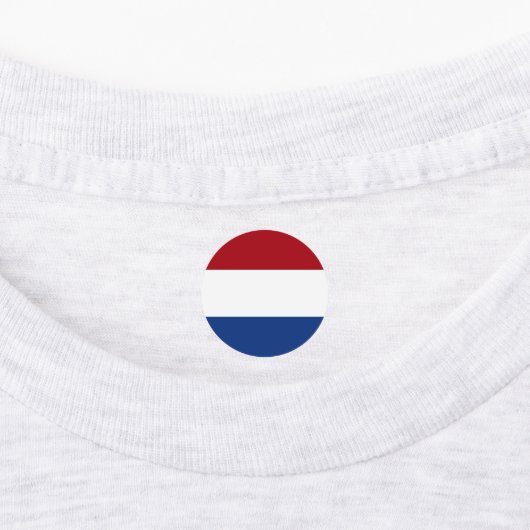 Netherland flag etiketten (Befestigt)