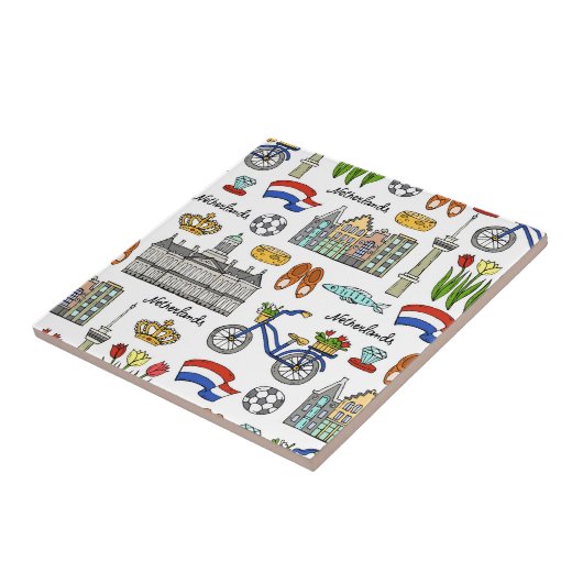 Netherland Gekritzel-Muster Fliese (Seite)