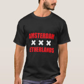 Netherlands Amsterdam Souvenir Dutch Tourist Europ T-Shirt (Vorderseite)