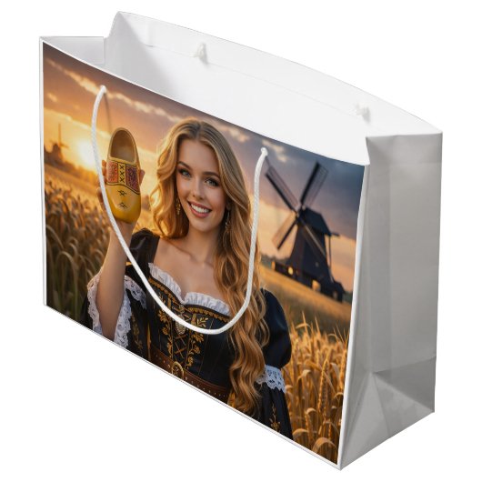 NETHERLANDS - DUTCH GROßE GESCHENKTÜTE (Rückseite Schrägansicht)