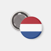 Netherlands Flag Magnet (Vorderseite/Rückseite)