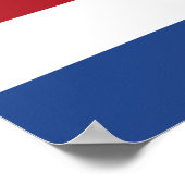 Netherlands Flag Poster (Ecke)