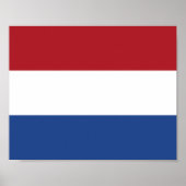 Netherlands Flag Poster (Vorne)