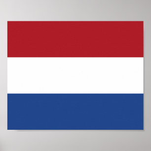 Netherlands Flag Poster