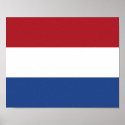 Netherlands Flag Poster (Vorne)