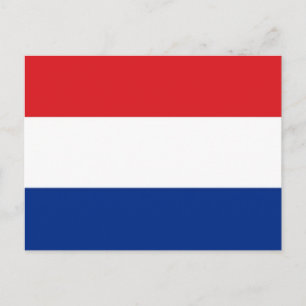 Netherlands Flag Postkarte