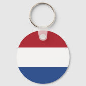 Netherlands Flag Schlüsselanhänger (Vorderseite)