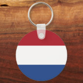 Netherlands Flag Schlüsselanhänger (Vorderseite)