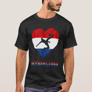 Netherlands Heart Netherlands Soccer Player Dutch T-Shirt
