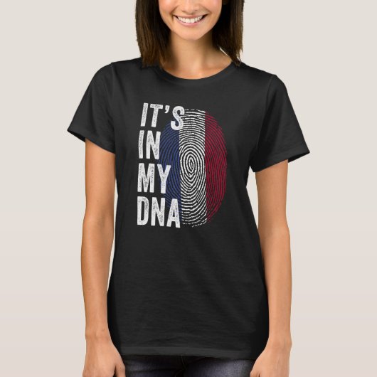 Netherlands It's In My DNA Dutch Fingerprint Holla T-Shirt (Vorderseite)