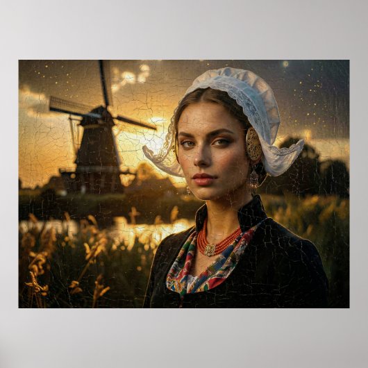 NETHERLANDS - OIL PAINTING - AI POSTER (Vorne)