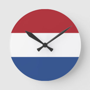 netherlands runde wanduhr