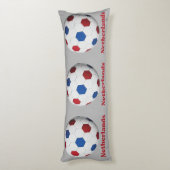 Netherlands Soccer Seitenschläferkissen (Rückseite (Vertikal))