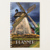 Netherlands Windmill Landscape Plan Planer (Vorderseite)