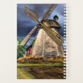Netherlands Windmill Landscape Plan Planer (Rückseite)