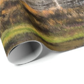 Netherlands Windmill Landscape Wrapping Paper Geschenkpapier (Rolleneckpunkt)