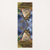 Netherlands Windmill Landscape Yoga Mat Yogamatte (Vorderseite)