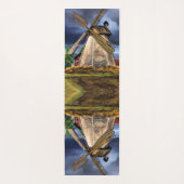 Netherlands Windmill Landscape Yoga Mat Yogamatte (Rückseite)