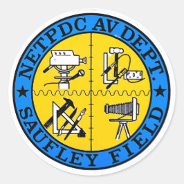 NETPDC AV DEPT SAUFLEY FELD STICKER