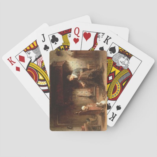 Nets bearbeiten (Öl auf Tafel) Spielkarten (Rückseite)