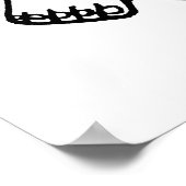 Netsuke Original zeichnend Poster (Ecke)