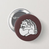 Netsuke shishi button (Vorne & Hinten)