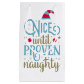 Nett bis nachgewiesene freche Geschenk-Tasche des Kleine Geschenktüte (Vorderseite)