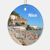 Nett. Französisches Riviera Keramikornament (Links)