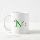 Nett für Weihnachten Kaffeetasse (Links)