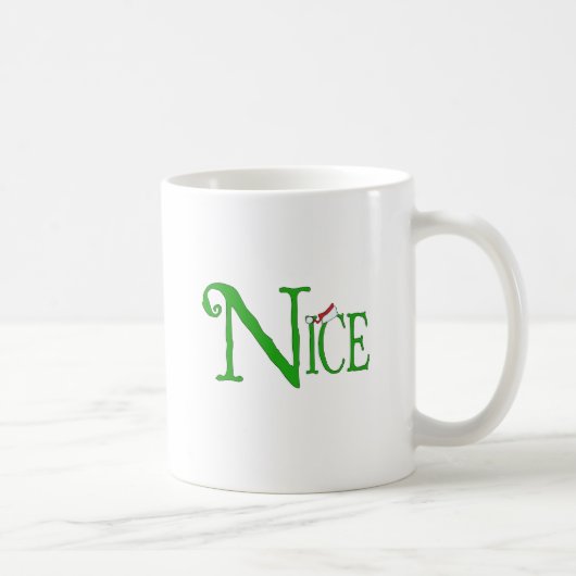 Nett für Weihnachten Kaffeetasse (Rechts)
