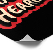 Nett halbherziges Emblem Kostüm Poster (Ecke)