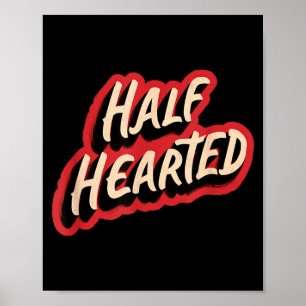 Nett halbherziges Emblem Kostüm Poster