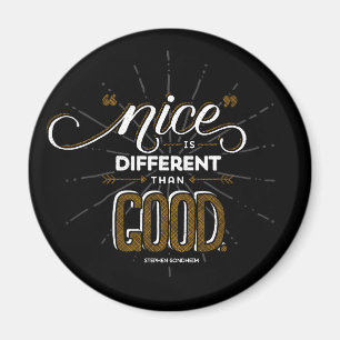 Nett ist unterschiedlich als guter Magnet