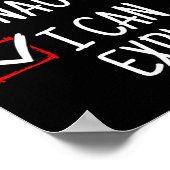 Nett, naughty ich kann Weihnachten erklären Poster (Ecke)