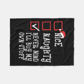 Nett, naughty Niemals kümmert es mich, mein eigene Fleecedecke (Vorderseite (Horizontal))