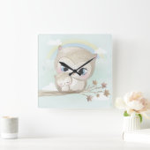 nett quadratische wanduhr (Zuhause)