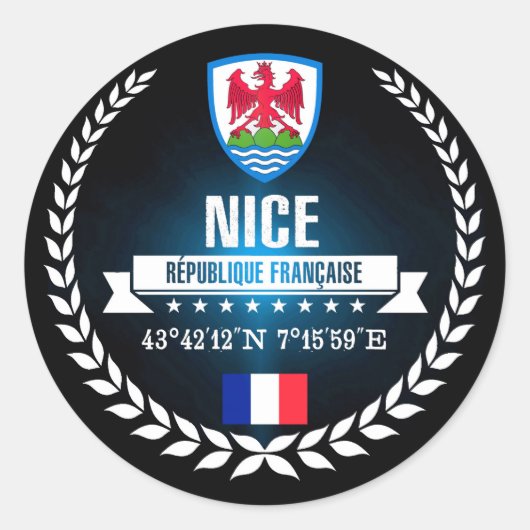 nett runder aufkleber (Vorderseite)