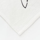 Nett, Sie zu treffen Fleecedecke (Ecke)