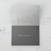 Nett, Sie zu treffen Karte (Innenseite)