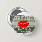 Nett und perfekt Save the Date Button (Vorne & Hinten)