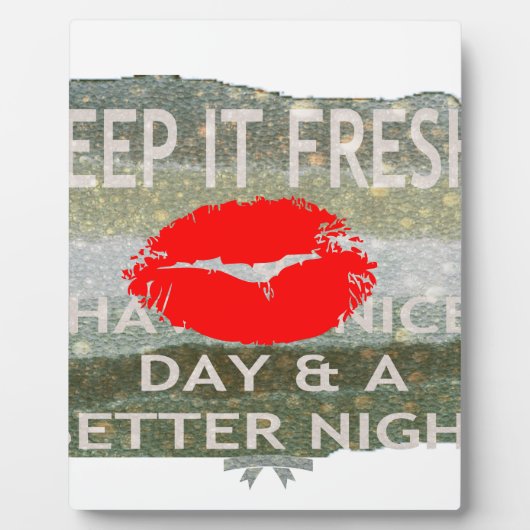 Nett und perfekt Save the Date Fotoplatte (Vorderseite)