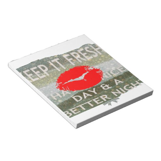 Nett und perfekt Save the Date Notizblock (angewinkelt)