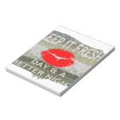 Nett und perfekt Save the Date Notizblock (Rotiert)