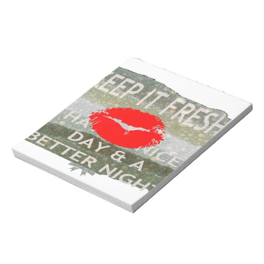 Nett und perfekt Save the Date Notizblock (Rotiert)